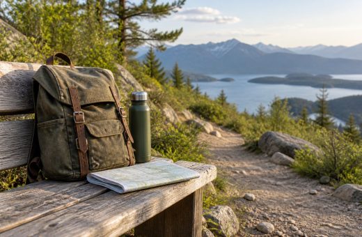 What to bring on a simple afternoon walk — AI-generated editorial illustration